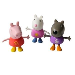 Peppa‎ Pig Suzie Sheep Danny Dog Figurines Toys